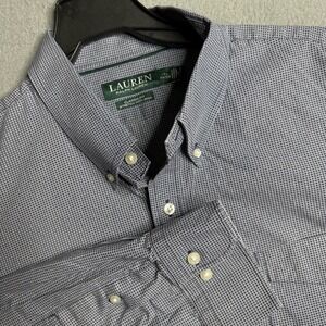 Lauren Ralph Lauren Men Classic Fit Stretch Non Iron Dress Shirt 17 1/2 34 35